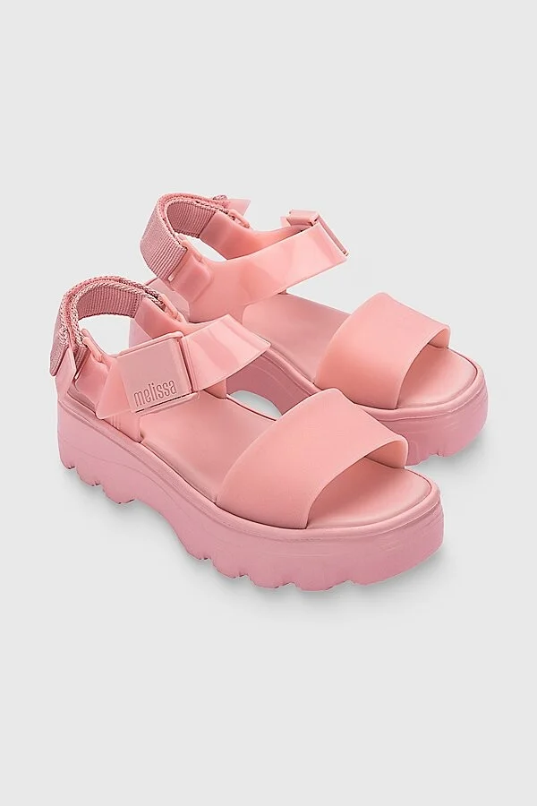 Melissa Kick Off Jelly Platform Sandal in Blue/Blue - Image 4