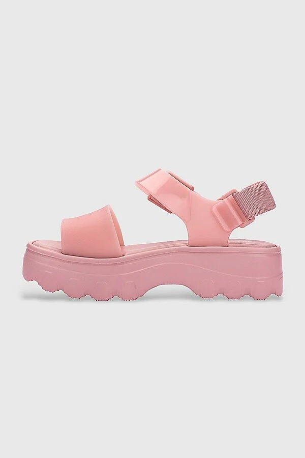 Melissa Kick Off Jelly Platform Sandal in Blue/Blue - Image 5