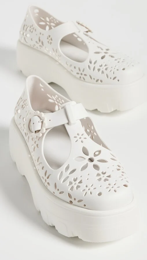 Melissa Kick Off Lace Platform Shoes - Image 5