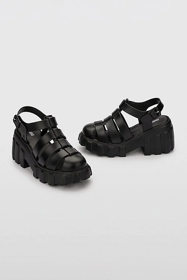 Melissa Megan Jelly Platform Fisherman Sandal in Brown - Image 5
