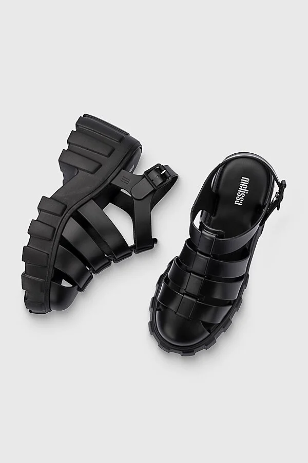 Melissa Megan Jelly Platform Fisherman Sandal in Brown - Image 7