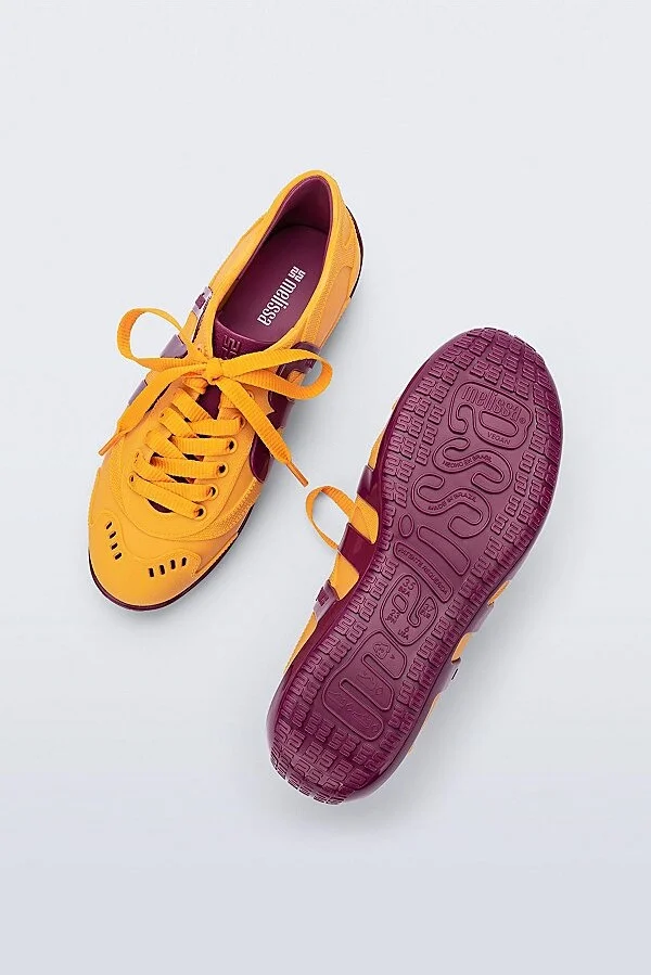 Melissa Motion Jelly Sneaker in Pink/Yellow - Image 2