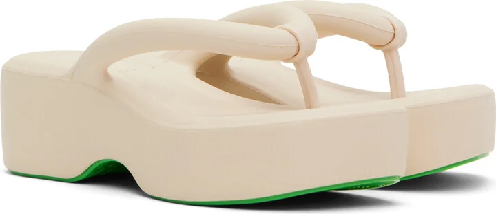Melissa Off-White Free Platform Sandals - Image 4