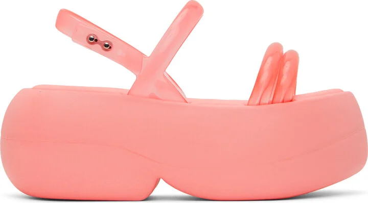 Melissa Pink Melissa Airbubble Platform Sandals