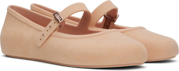 Melissa Pink Soft Ballerina Flats - Image 4