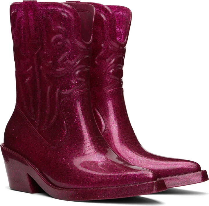 Melissa Pink Texas Boots - Image 4
