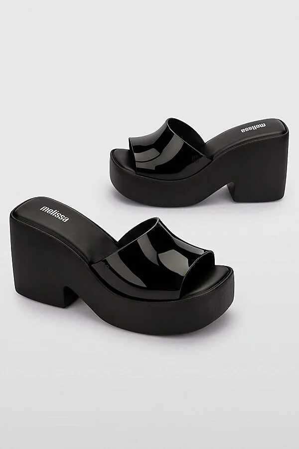 Melissa Posh Jelly Heel in Black - Image 2