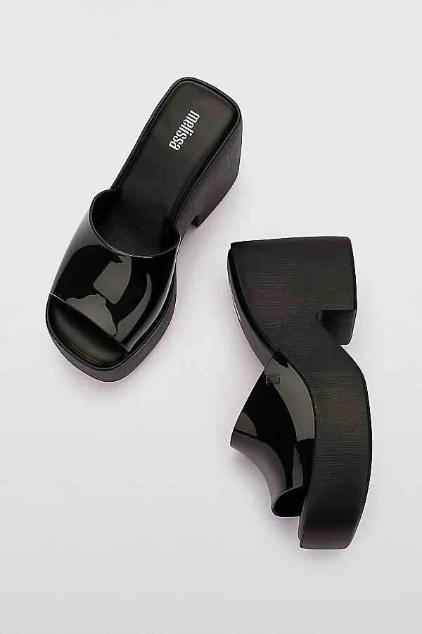Melissa Posh Jelly Heel in Black - Image 3