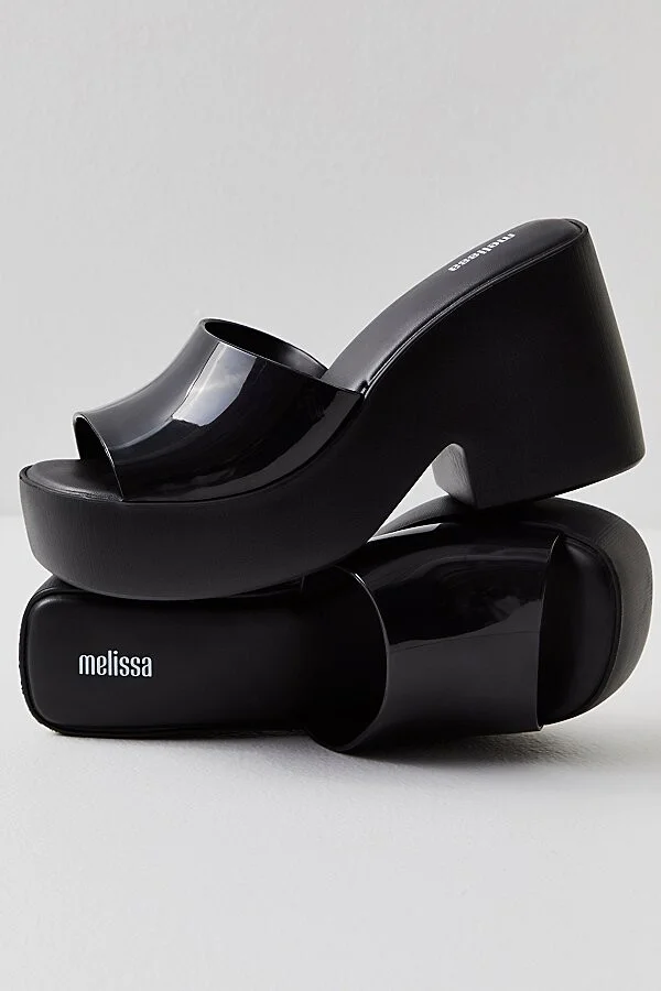 Melissa Posh Jelly Heel in Black - Image 5