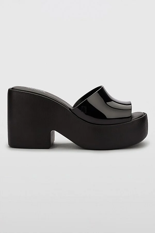 Melissa Posh Jelly Heel in Black