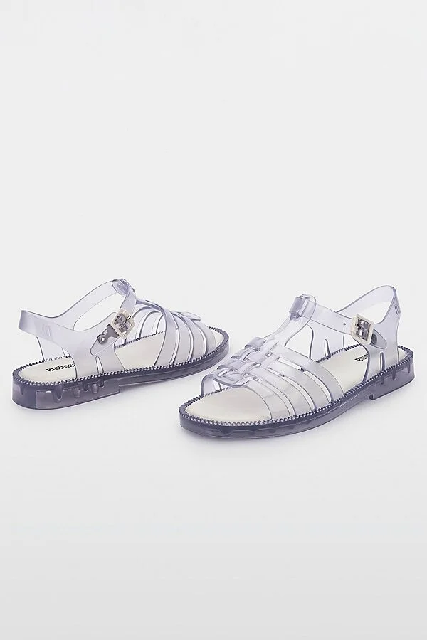Melissa Possession Fresh Jelly Fisherman Sandal in Clear/White - Image 5