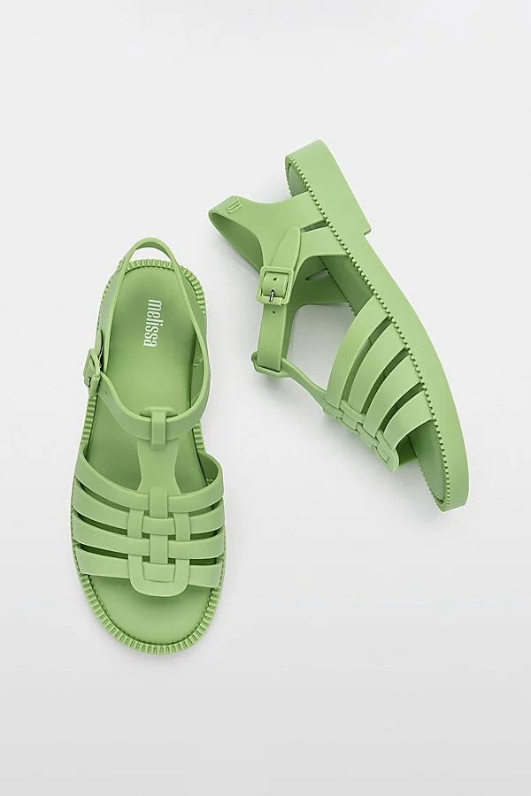 Melissa Possession Fresh Jelly Fisherman Sandal in Clear/White - Image 9