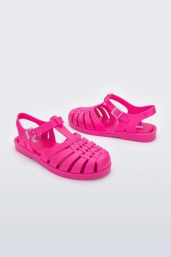 Melissa Possession Jelly Fisherman Sandal in Hot Pink