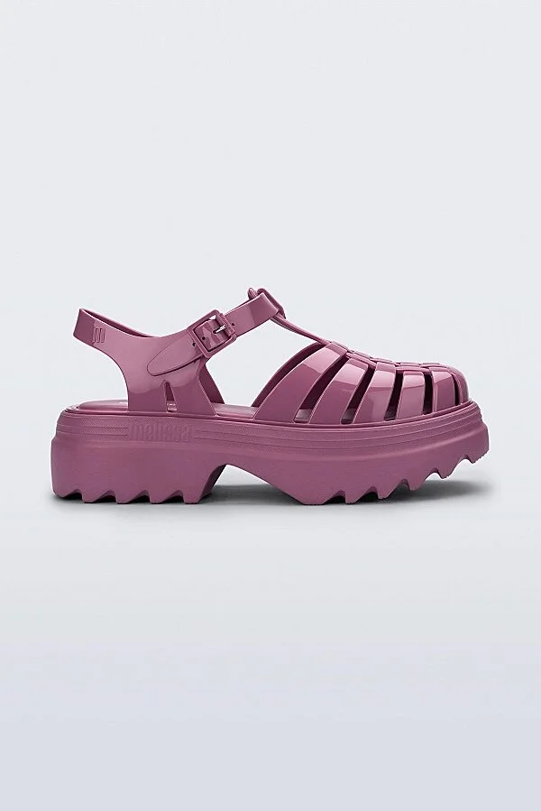 Melissa Possession Platform Fisherman Sandal in Transparent Brown - Image 5