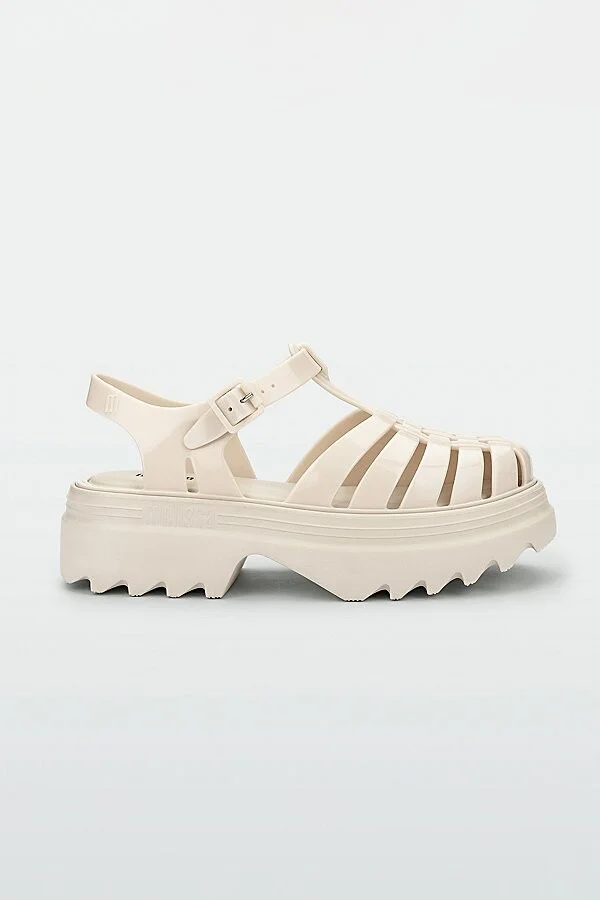 Melissa Possession Platform Fisherman Sandal in Transparent Brown - Image 8