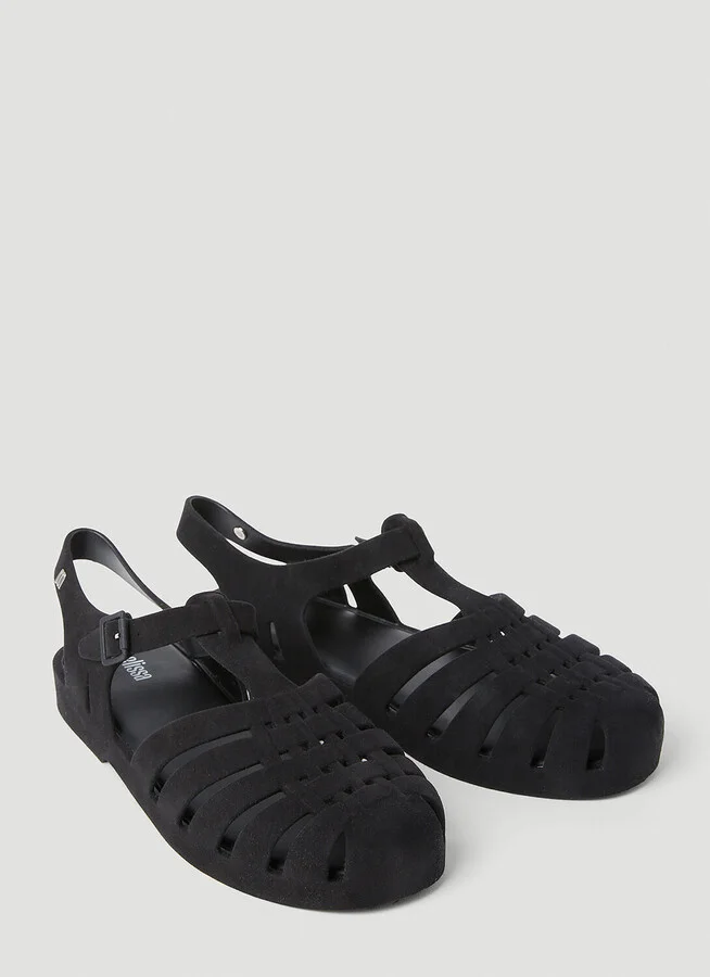 Melissa Possession Velvet Sandals - Woman Sandals Black Eu - 37 - Image 2