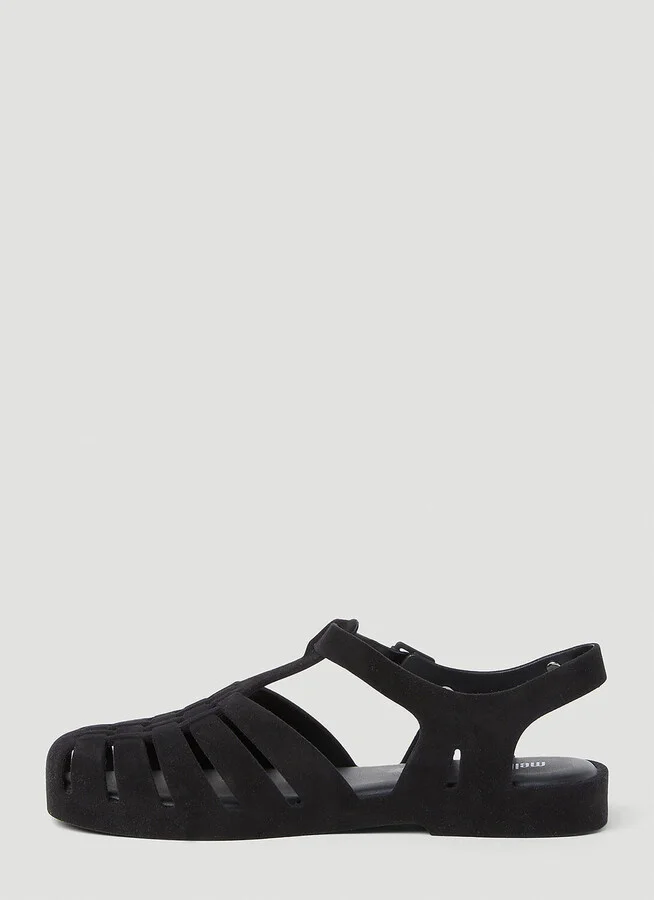 Melissa Possession Velvet Sandals - Woman Sandals Black Eu - 37 - Image 3