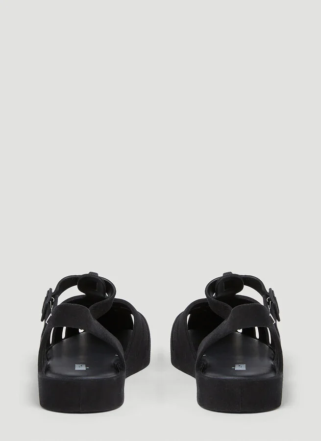 Melissa Possession Velvet Sandals - Woman Sandals Black Eu - 37 - Image 4