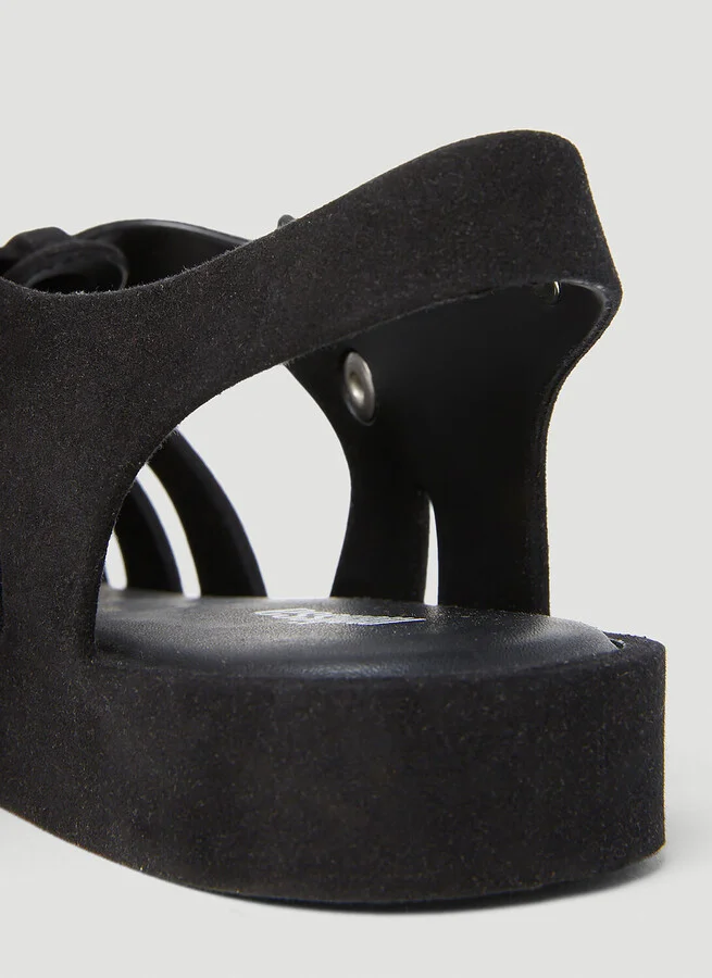 Melissa Possession Velvet Sandals - Woman Sandals Black Eu - 37 - Image 5