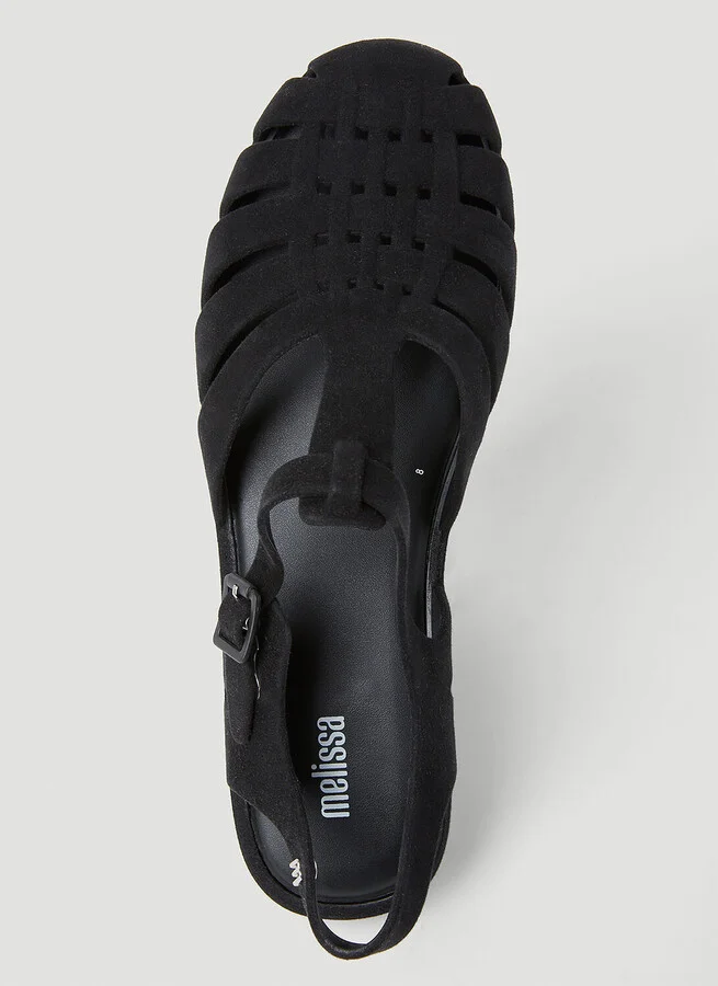 Melissa Possession Velvet Sandals - Woman Sandals Black Eu - 37 - Image 7
