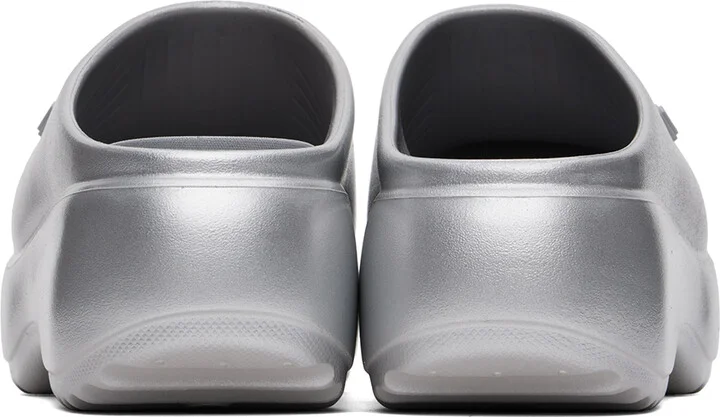 Melissa Silver Free Clog Platform Loafers - Image 2