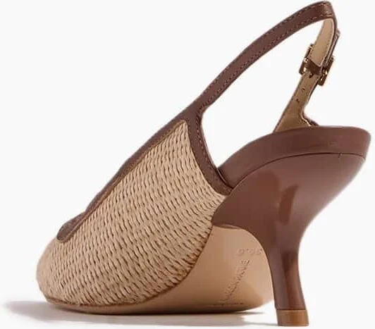 Melissa Slingback in Luggage/Natural - Image 3