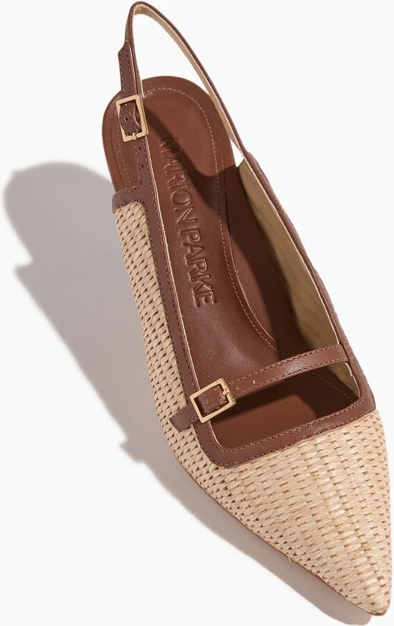 Melissa Slingback in Luggage/Natural - Image 4