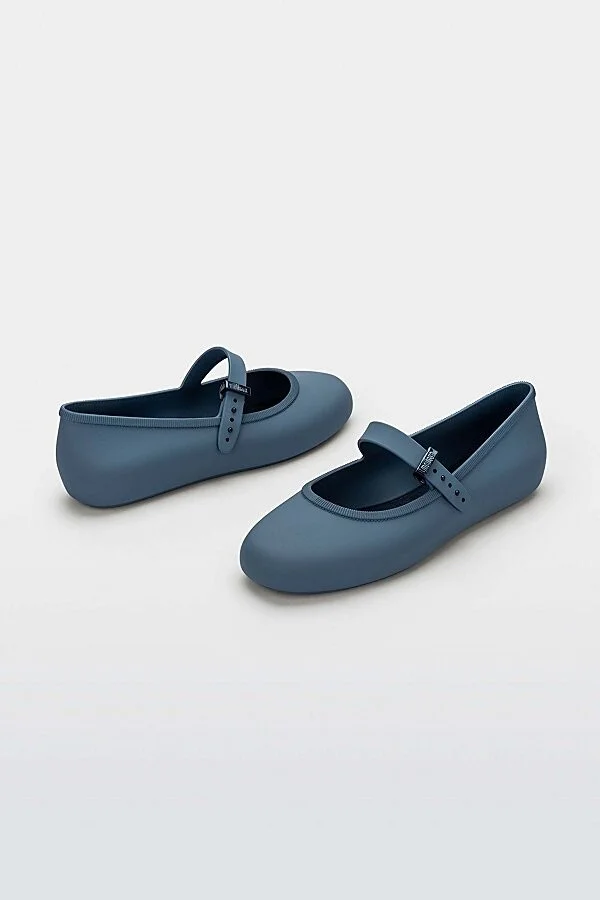 Melissa Soft Jelly Ballerina Flat in Beige - Image 7