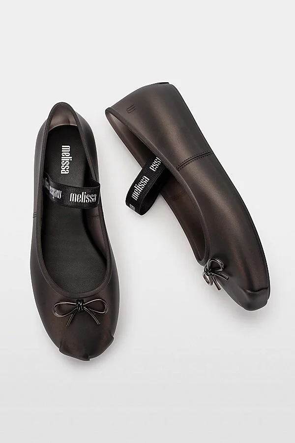 Melissa Sophie Jelly Ballerina Flat in Pearly White - Image 4