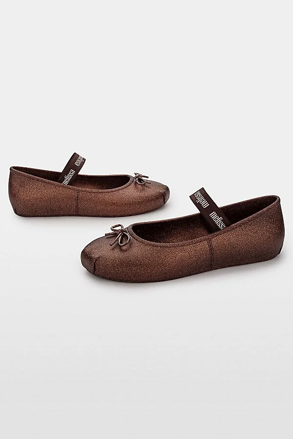 Melissa Sophie Jelly Ballerina Flat in Pearly White - Image 9