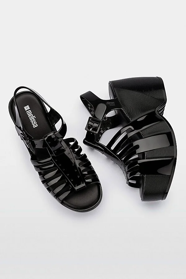 Melissa Station 79 Jelly Platform Sandal in Pearly Pink - Image 6