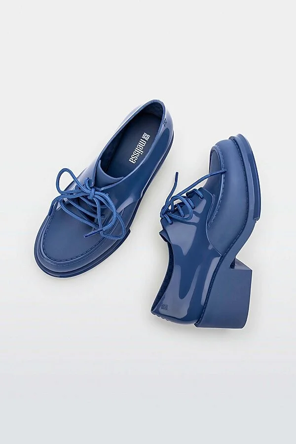 Melissa Tailor Jelly Heeled Oxford in Blue - Image 2