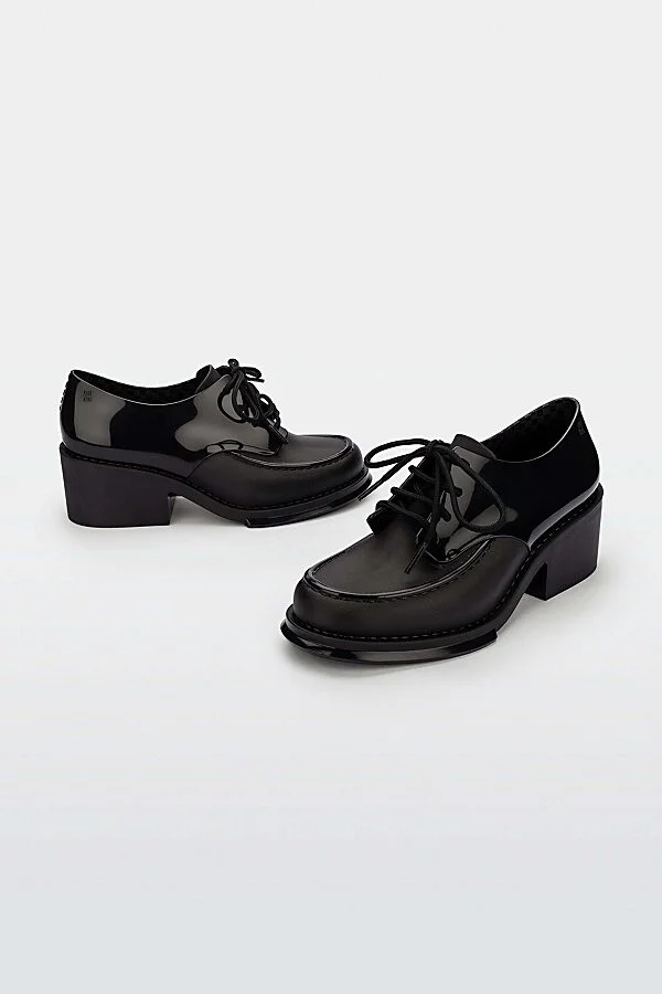 Melissa Tailor Jelly Heeled Oxford in Blue - Image 7