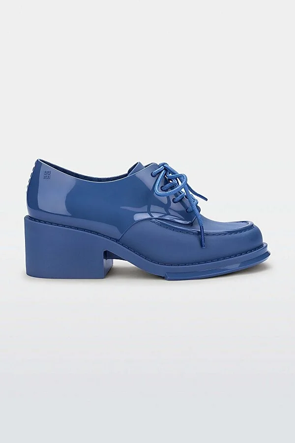 Melissa Tailor Jelly Heeled Oxford in Blue