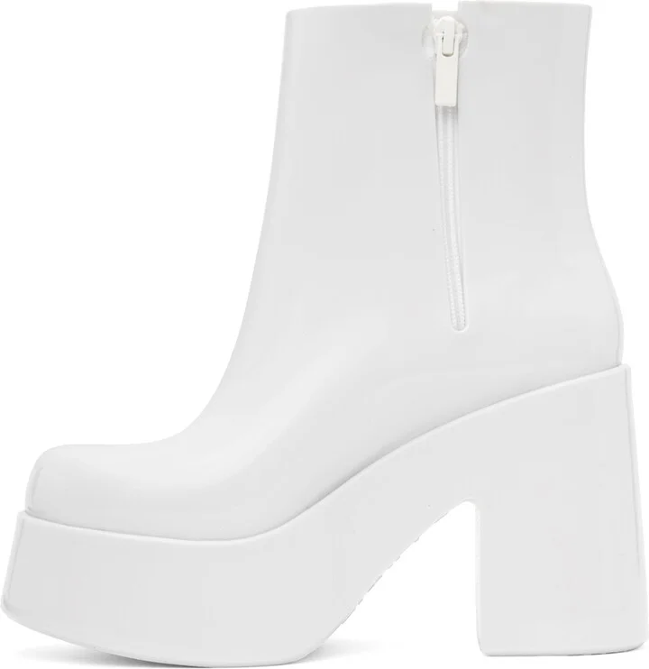 Melissa White Nubia II Boots - Image 3