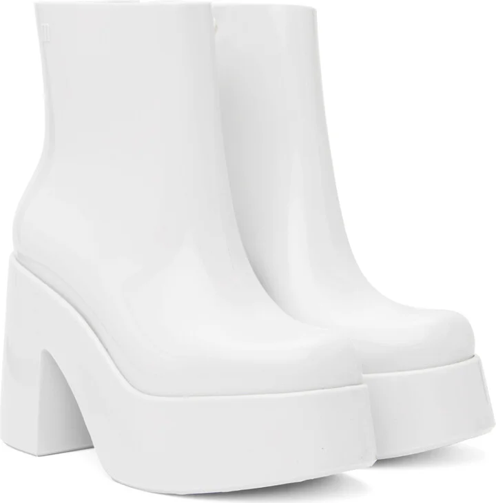 Melissa White Nubia II Boots - Image 4