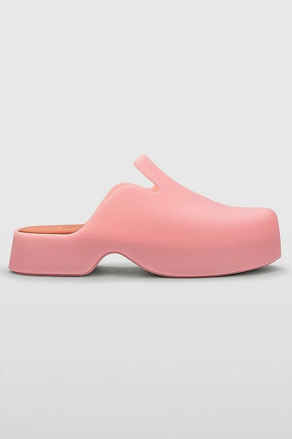 Melissa Zoe Jelly Clog in Pink/Orange