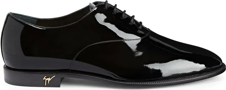 Melithon patent leather Oxford shoes