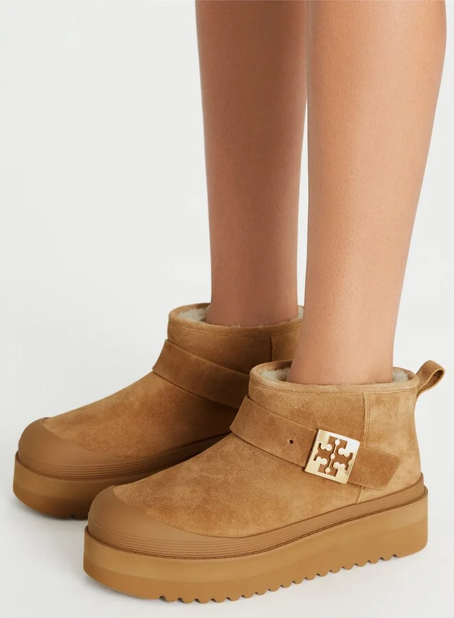 Mellow Genuine Shearling Lined Platform Boot - Image 2