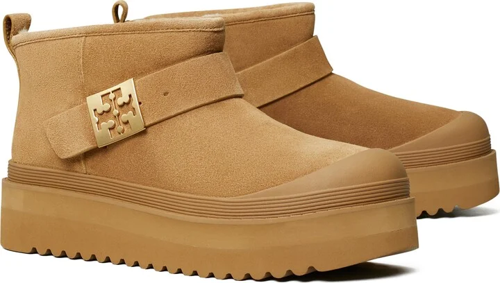 Mellow Genuine Shearling Lined Platform Boot
