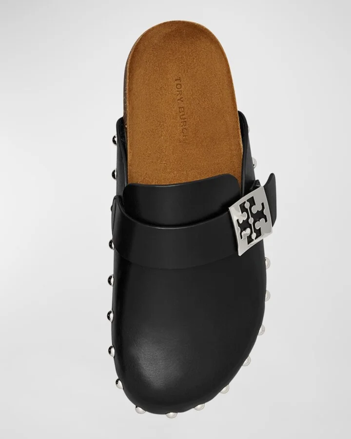 Mellow Leather Buckle Slide Mules - Image 8