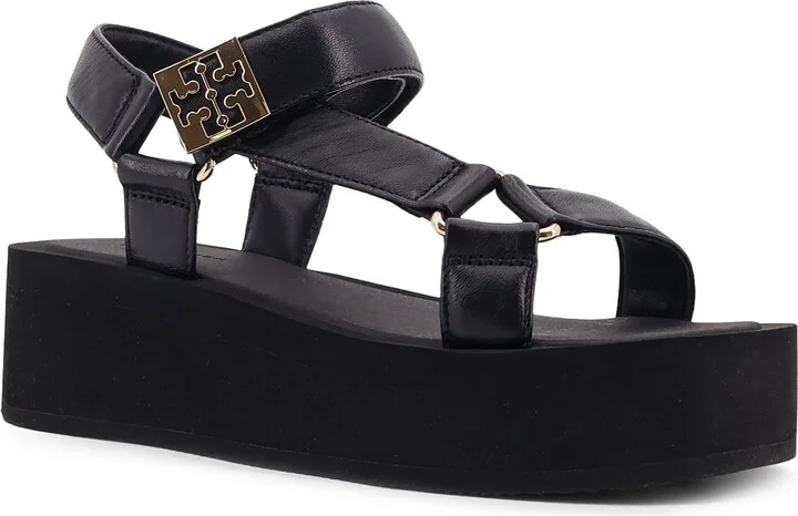 Mellow Leather Wedge Sandals - Image 2