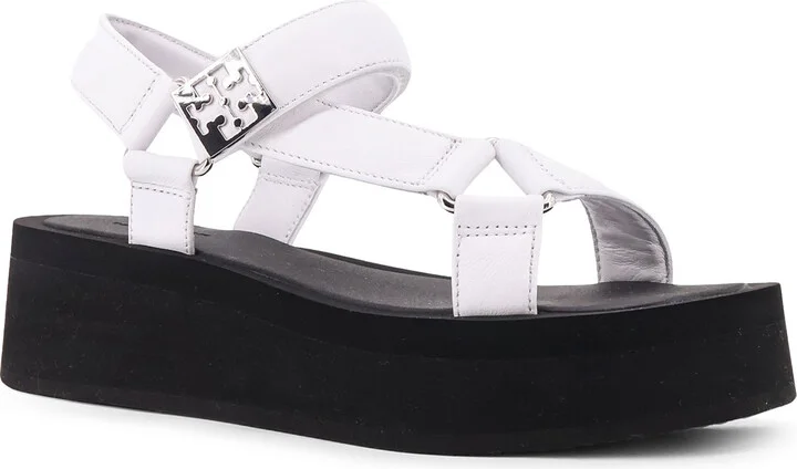 Mellow Leather Wedge Sandals - Image 2