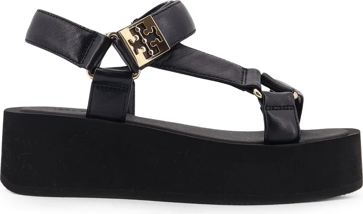 Mellow Leather Wedge Sandals