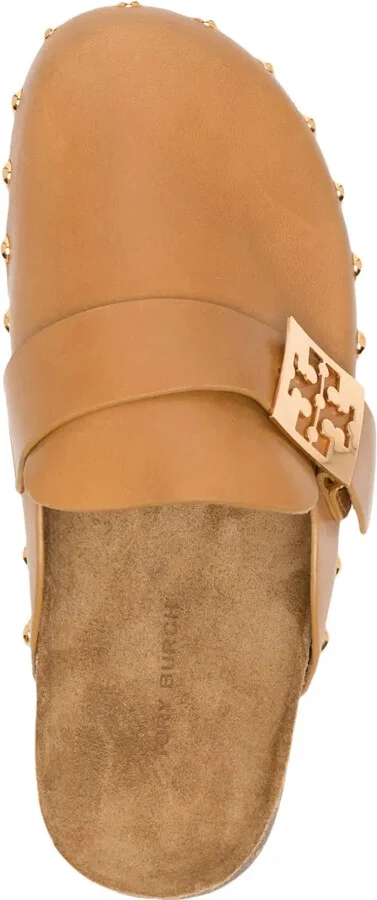 Mellow logo-plaque leather mules - Image 4