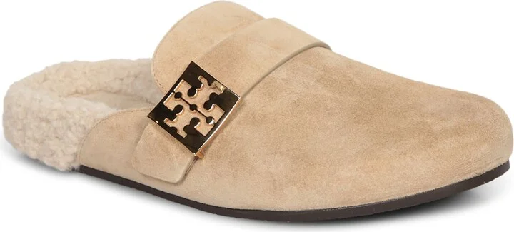 Mellow Shearling Mules Beige - Image 2