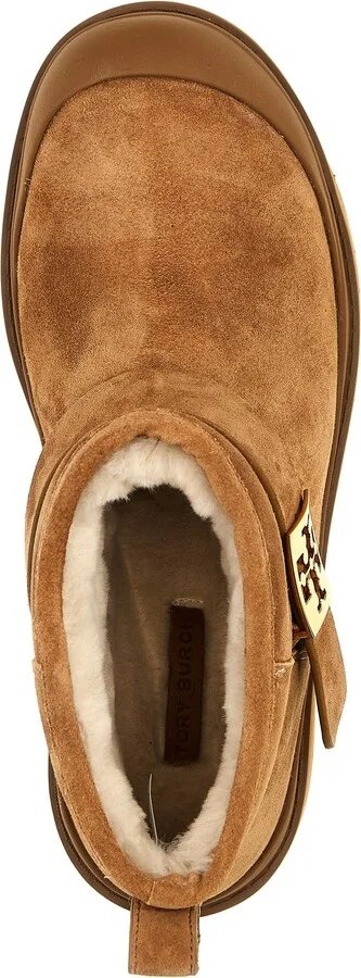 'mellow Shearling Platform' Ankle Boots - Image 4