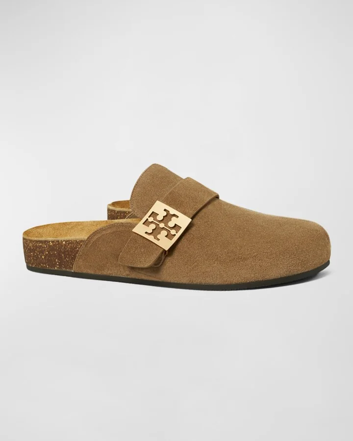 Mellow Suede Buckle Slide Mules - Image 5