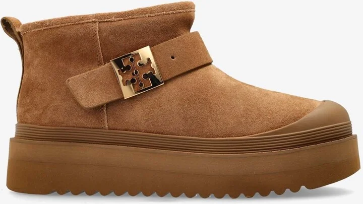 Mellow Suede Platform Ankle Boots