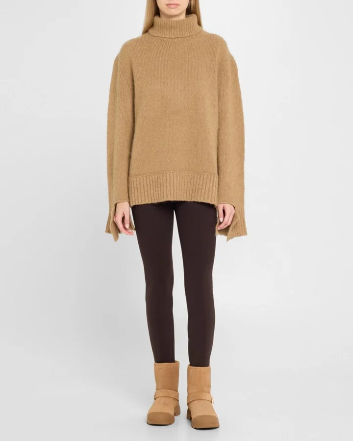 Mellow Suede Shearling Buckle Cozy Booties - Image 4